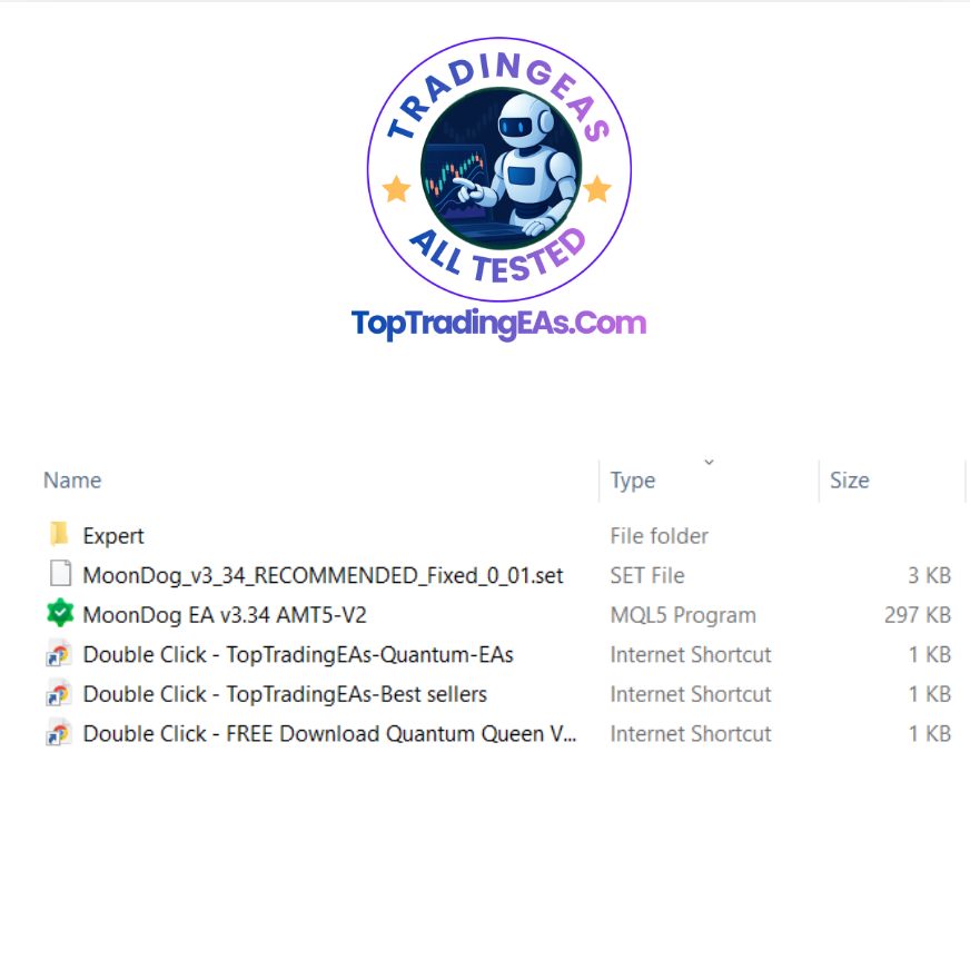 MoonDog EA MT5 download and SET file package