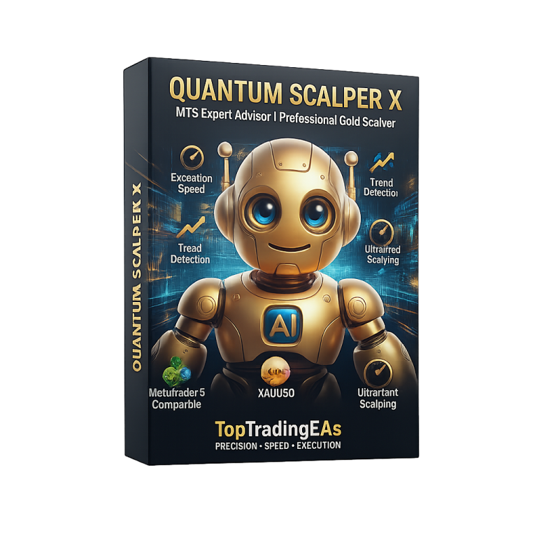 Quantum Scalper X MT5 Expert Advisor trading Gold XAUUSD