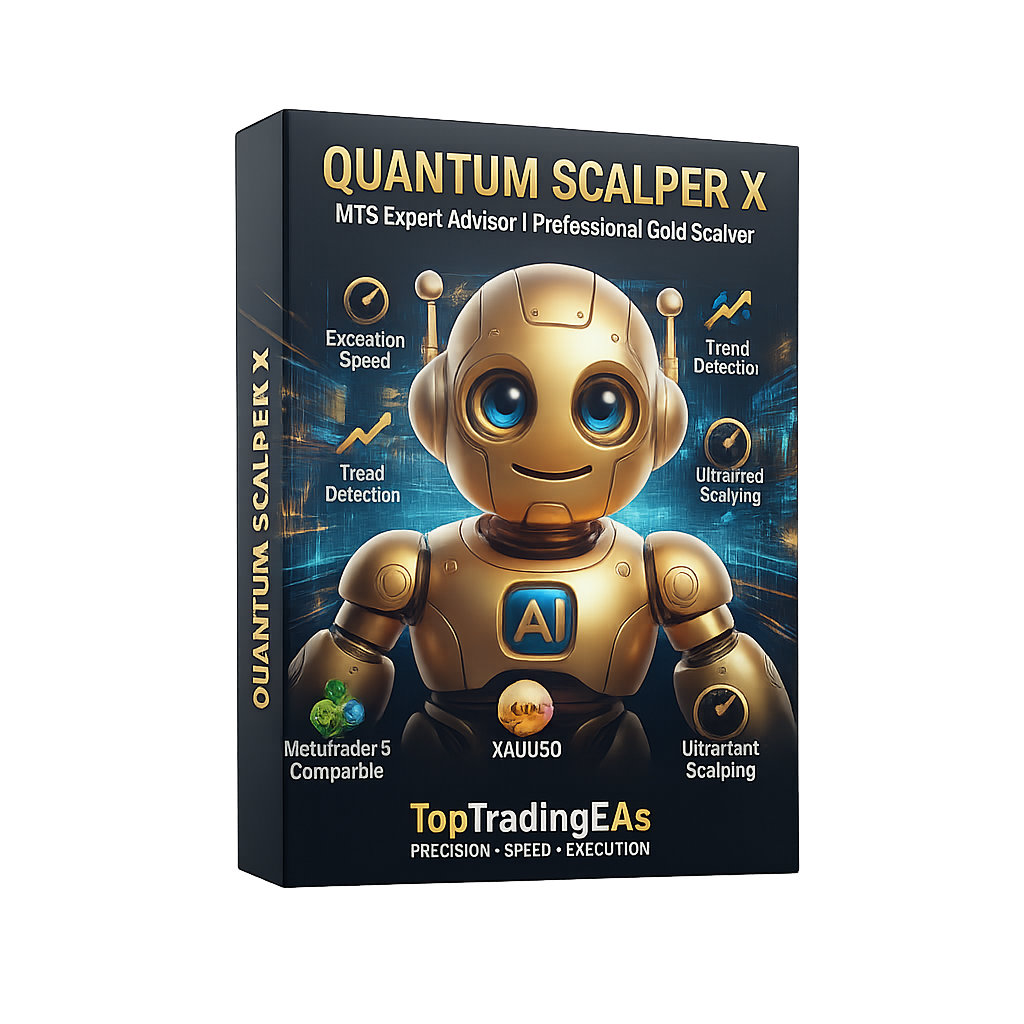 Quantum Scalper X MT5 Expert Advisor trading Gold XAUUSD
