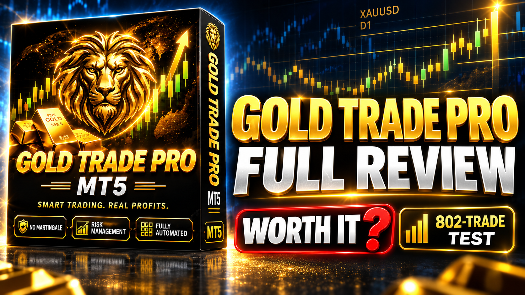 Gold Trade Pro MT5 review with XAUUSD backtests and final verdict